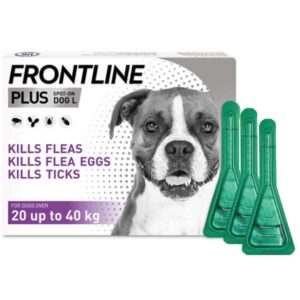 Frontline Plus Flea & Tick Treatment for Large Dogs 3 Pipette