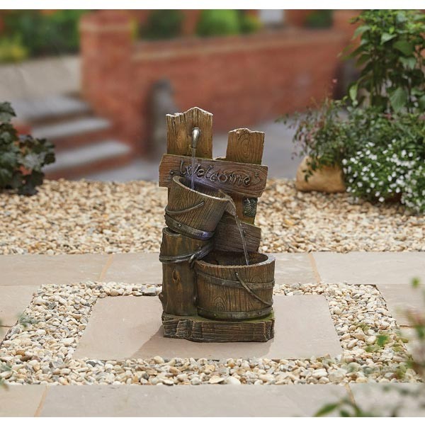 Easy Fountain Fence Post Pours Traditional Water Feature 2 Easy Fountain Fence Post Pours Traditional Water Feature - Image 2