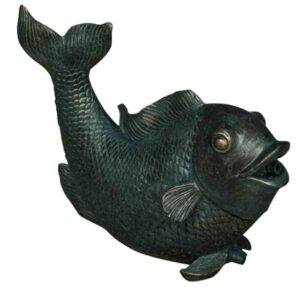 Ornamental Splashing Fish Pond Spitter