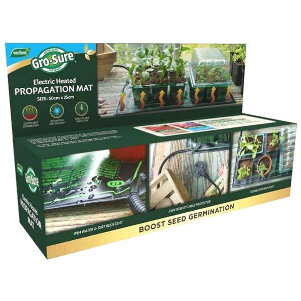 Gro-Sure Electric Heated Propagation Mat 1 Gro-Sure Electric Heated Propagation Mat