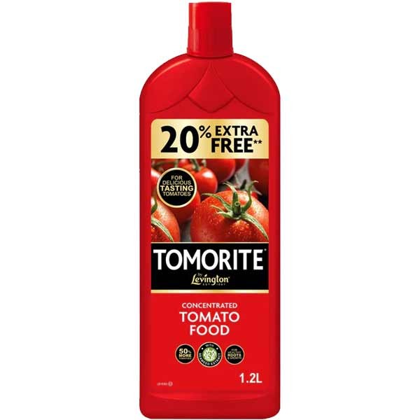 Levington Tomorite Concentrated Tomato Food 1 Litre + 20% Extra Free