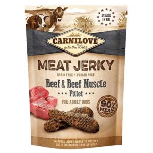 Carnilove Jerky Beef & Beef Muscle Fillet 100g Dog Treat