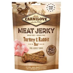 Carnilove Jerky Turkey & Rabbit Bar 100g Dog Treat