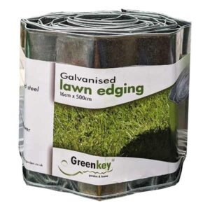 Greenkey Galvanised Lawn Edging 16x500cm