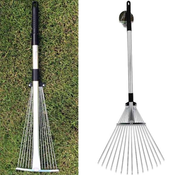 Greenkey Telescopic Leaf Rake 2 Greenkey Telescopic Leaf Rake - Image 2