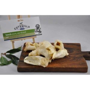 Cotswold Raw Pure Dried Lamb Ears (Without Fur) 100g Dog Treat