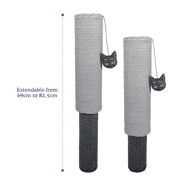 Rosewood Catwalk Collection Adjustable Pole Scratcher 2 Rosewood Catwalk Collection Adjustable Pole Scratcher - Image 2
