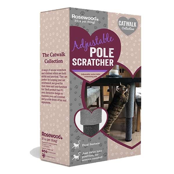 Rosewood Catwalk Collection Adjustable Pole Scratcher 8 Rosewood Catwalk Collection Adjustable Pole Scratcher - Image 8