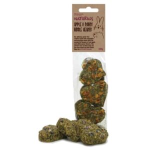 Rosewood Naturals Treats Apple & Pansy Nibbles Hearts 6 pack