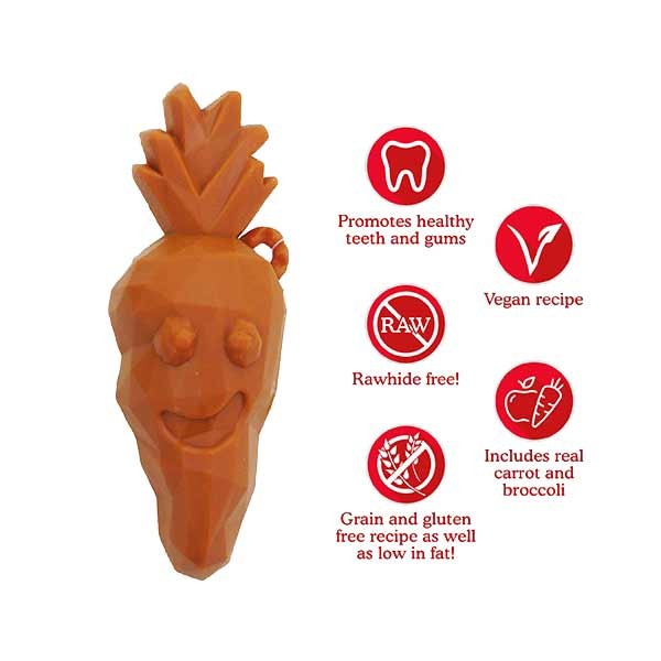 Rosewood Daily Eats Vegies Carrot & Broccoli Single Dog Treat 2 Rosewood Daily Eats Vegies Carrot & Broccoli Single Dog Treat - Image 2