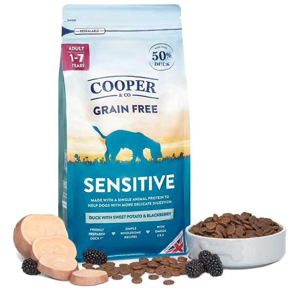 Cooper & Co Sensitive Duck with Sweet Potato & Blackberry 10kg Dry Dog Food 2 Cooper & Co Sensitive Duck with Sweet Potato & Blackberry 10kg Dry Dog Food - Image 2
