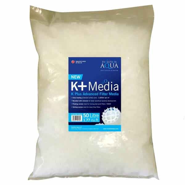 Evolution Aqua K1+ Floating Media 50 Litres 1 Evolution Aqua K1+ Floating Media 50 Litres