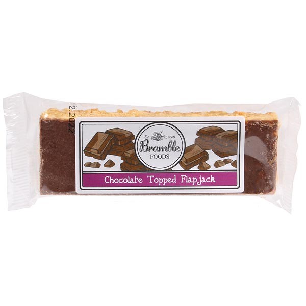 Bramble Foods Chocolate Topped Flapjack 1 Bramble Foods Chocolate Topped Flapjack