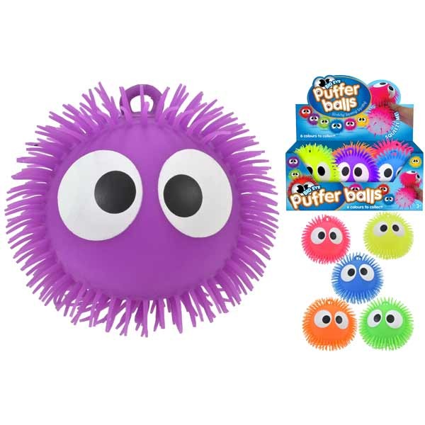 Big Eye Puffer Ball 9" Assorted Colours