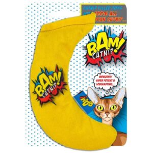 Bam! Catnip Filled Banana Cat Toy