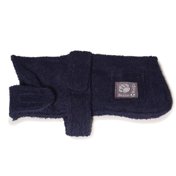 Danish Design Dog Robe Navy 50cm 1 Danish Design Dog Robe Navy 50cm