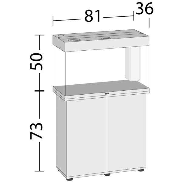 Juwel Rio 125 Grey LED Aquarium And Cabinet 3 Juwel Rio 125 Grey LED Aquarium And Cabinet - Image 3