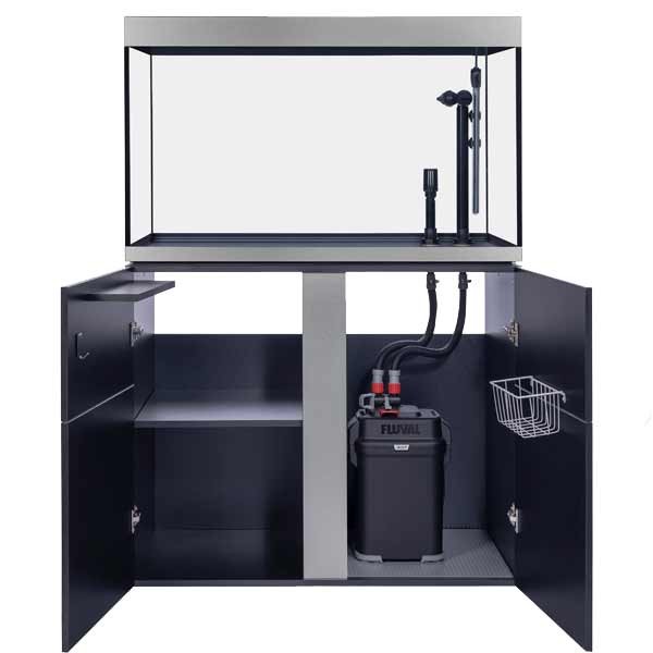 Fluval Siena 272 Litres Black Aquarium & Cabinet Kit 4 Fluval Siena 272 Litres Black Aquarium & Cabinet Kit - Image 4