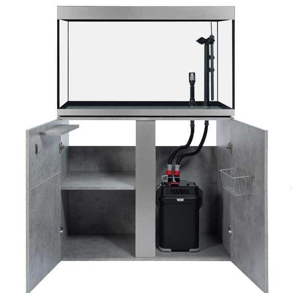 Fluval Siena 272 Litres Chicago Concrete Aquarium & Cabinet Kit 4 Fluval Siena 272 Litres Chicago Concrete Aquarium & Cabinet Kit - Image 4