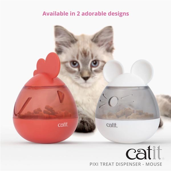 Catit Pixi Treat Dispenser Rooster Cat Toy 5 Catit Pixi Treat Dispenser Rooster Cat Toy - Image 5