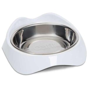 Catit Pixi Single Feeding Dish White