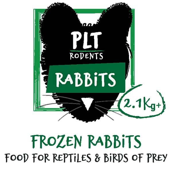 PLT Rodents Frozen Rabbit 2.1kg+ 1 PLT Rodents Frozen Rabbit 2.1kg+