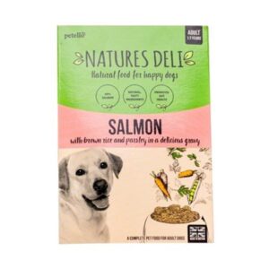 Natures Deli Salmon with Brown Rice in Gravy Adult 400g Wet Dog Food
