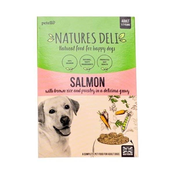Natures Deli Salmon with Brown Rice in Gravy Adult 400g Wet Dog Food