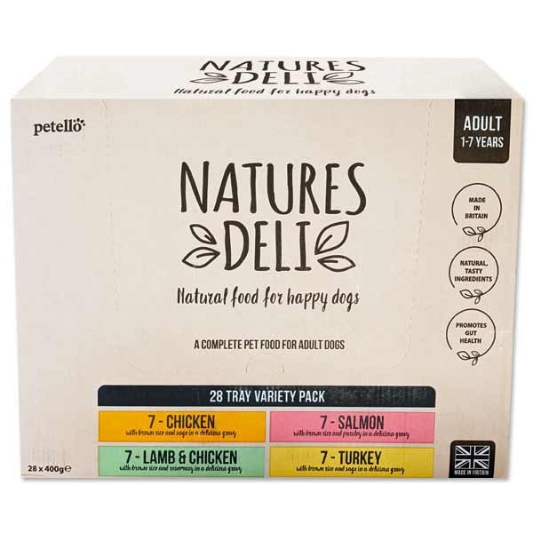 Natures Deli Mixed Selection in Gravy Adult 28 Pack Wet Dog Food 1 Natures Deli Mixed Selection in Gravy Adult 28 Pack Wet Dog Food