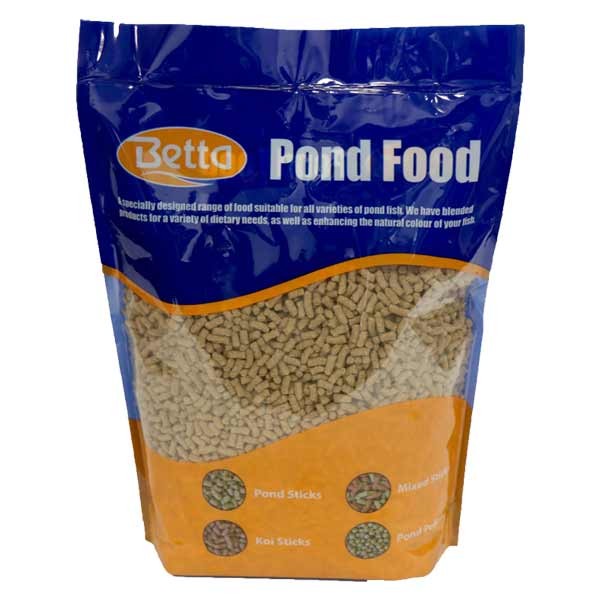 Betta Pond Complete Floating Sticks Pouch 1kg 1 Betta Pond Complete Floating Sticks Pouch 1kg