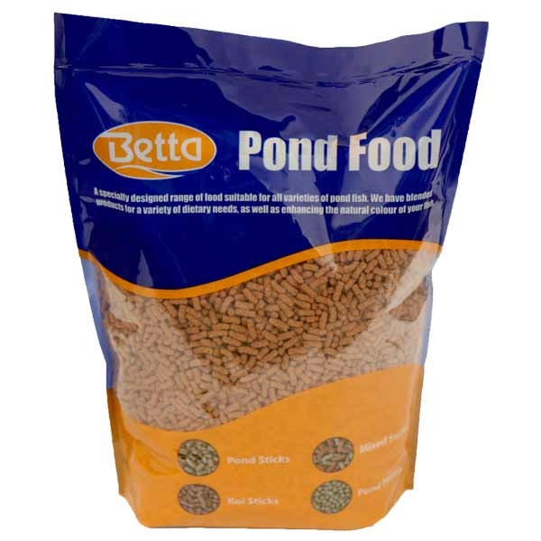 Betta Pond Koi Floating Sticks Pouch 1kg 1 Betta Pond Koi Floating Sticks Pouch 1kg