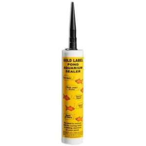 Gold Label Pond & Aquarium Sealer Black Cartridge 290ml