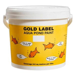 Gold Label Aqua Pond Paint Black 2.5 Litres