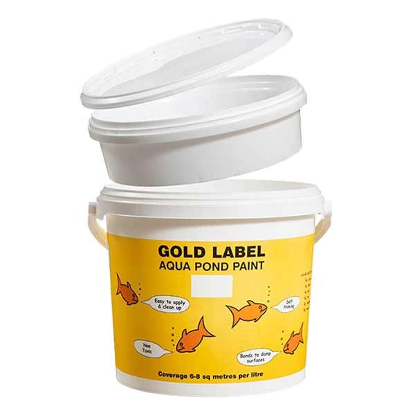 Gold Label Aqua Pond Paint Black 2.5 Litres 3 Gold Label Aqua Pond Paint Black 2.5 Litres - Image 3