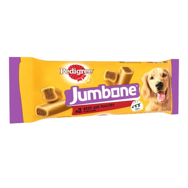 Pedigree Jumbone Beef & Poultry Medium 2 Pack Dog Treat 1 Pedigree Jumbone Beef & Poultry Medium 2 Pack Dog Treat