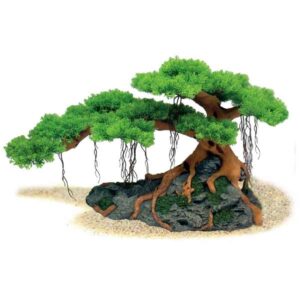 Aqua One Ancient Bonsai Tree with Vines on Rock Jumbo 71x35x40cm