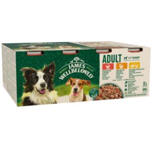 James Wellbeloved Turkey, Lamb & Chicken in Loaf Adult 12x400g Wet Food