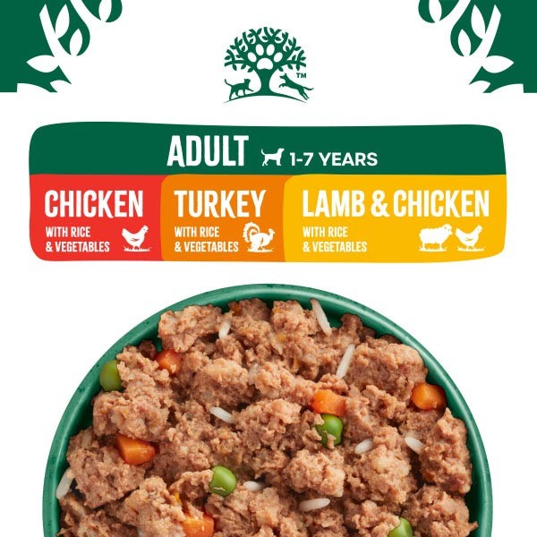 James Wellbeloved Turkey, Lamb & Chicken in Loaf Adult 12x400g Wet Food 2 James Wellbeloved Turkey, Lamb & Chicken in Loaf Adult 12x400g Wet Food - Image 2