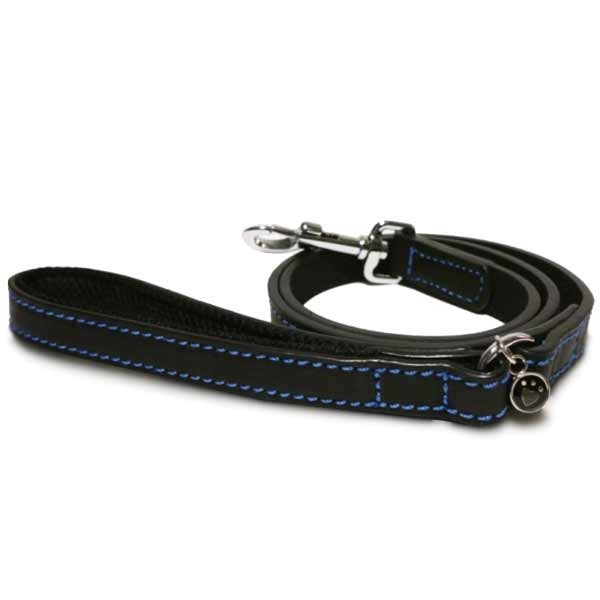 Rosewood Luxury Leather Black Lead 40" 1 Rosewood Luxury Leather Black Lead 40"