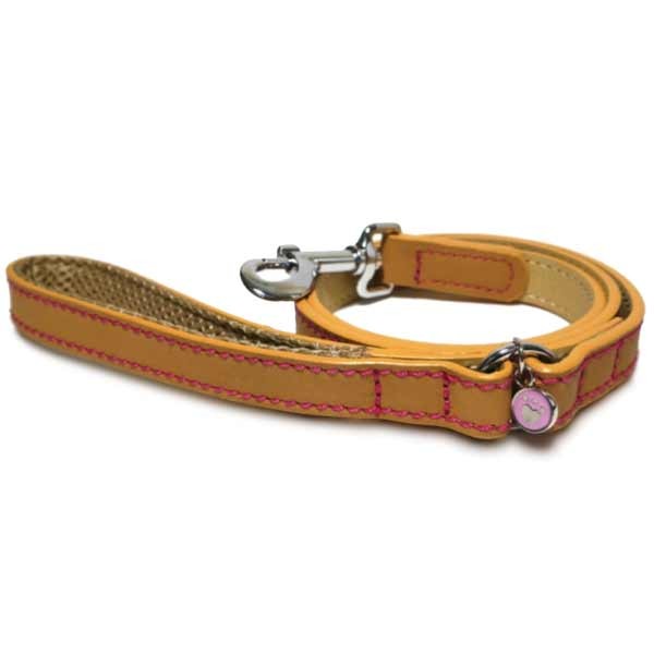 Rosewood Luxury Leather Tan Lead 40" 1 Rosewood Luxury Leather Tan Lead 40"