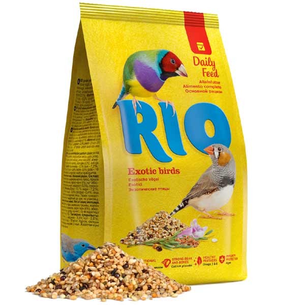 Rio Daily Feed for Exotic Birds 500g 1 Rio Daily Feed for Exotic Birds 500g