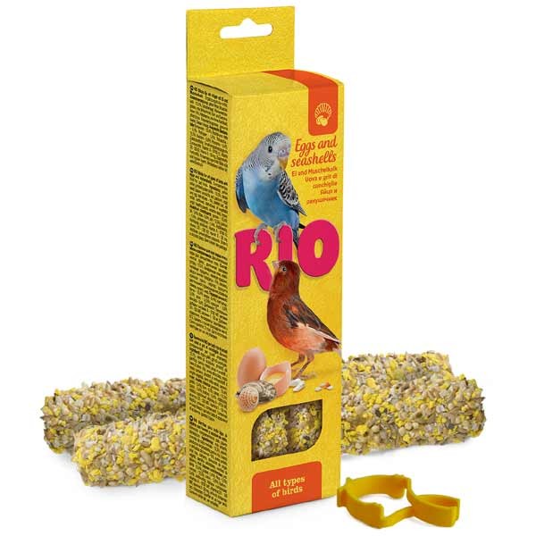 Rio Sticks for All Birds with Eggs & Seashells 2 Pack 1 Rio Sticks for All Birds with Eggs & Seashells 2 Pack