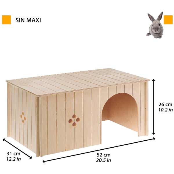 Ferplast Sin Maxi Rabbit House 2 Ferplast Sin Maxi Rabbit House - Image 2
