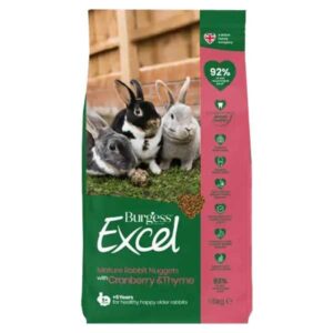 Burgess Excel Rabbit Mature Cranberry & Thyme Nuggets 1.5kg