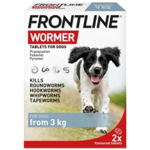 Frontline Wormer Tablets for Dogs & Puppies 2 Pack