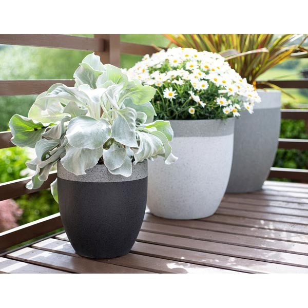 Granito Two-Toned Planter 32cm 4 Granito Two-Toned Planter 32cm - Image 4