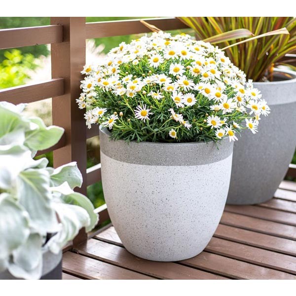 Granito Two-Toned Planter 32cm 2 Granito Two-Toned Planter 32cm - Image 2
