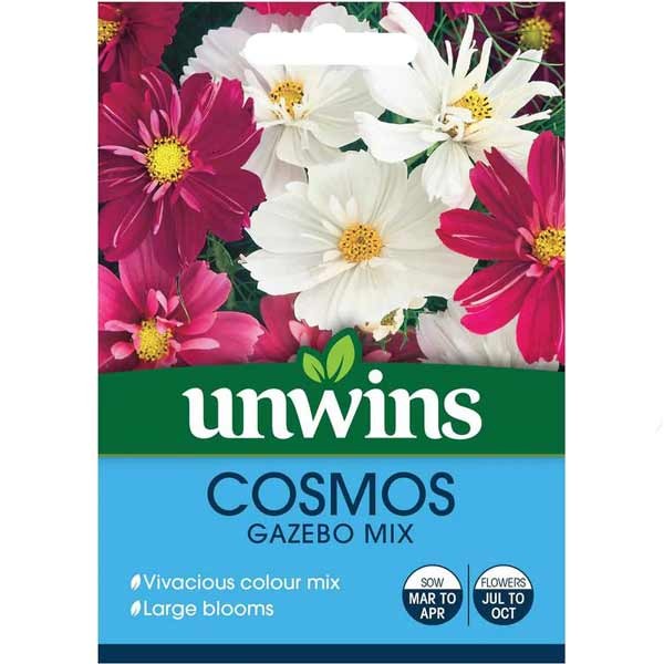 Unwins Cosmos Gazebo Mix Seeds 1 Unwins Cosmos Gazebo Mix Seeds