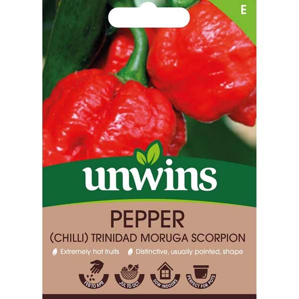 Unwins Chilli Pepper Trinidad Moruga Scorpion Seeds 1 Unwins Chilli Pepper Trinidad Moruga Scorpion Seeds