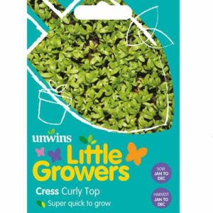 Unwins Little Growers Cress Curly Top Seeds
